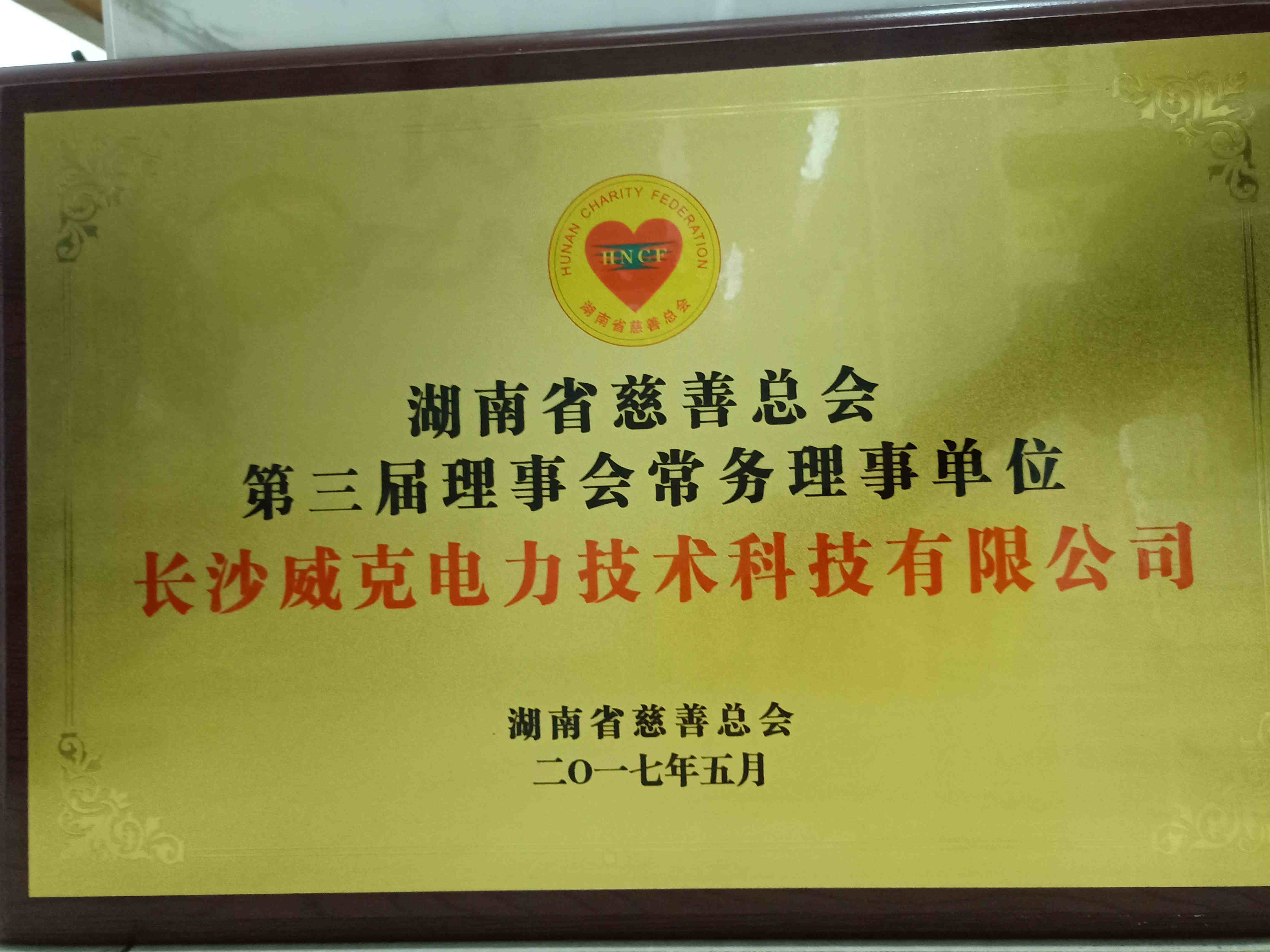 湖南省慈善总会 第三届理事会常务理事单位